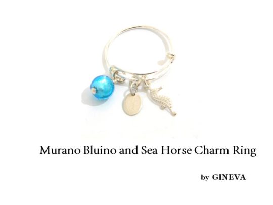 Bangle Ring Loro Bluino And Sea Horse
