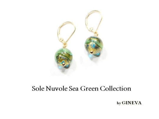 Nuvole Seagreen On Gf Earrings