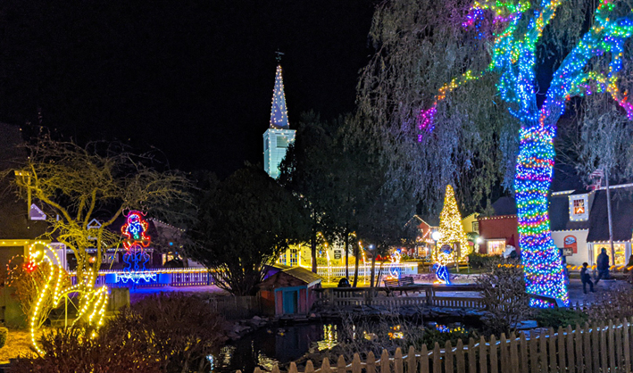 Celebrate the Holidays with Lantern Light Village in Mystic, CT!